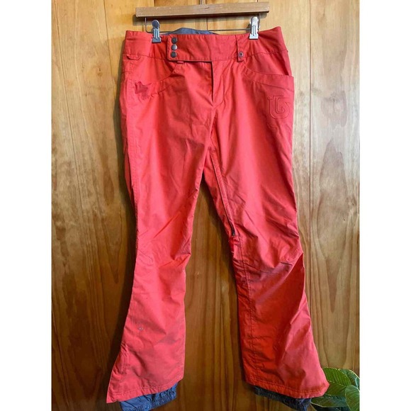 Size Large Burton Orange Women's Snow Pants